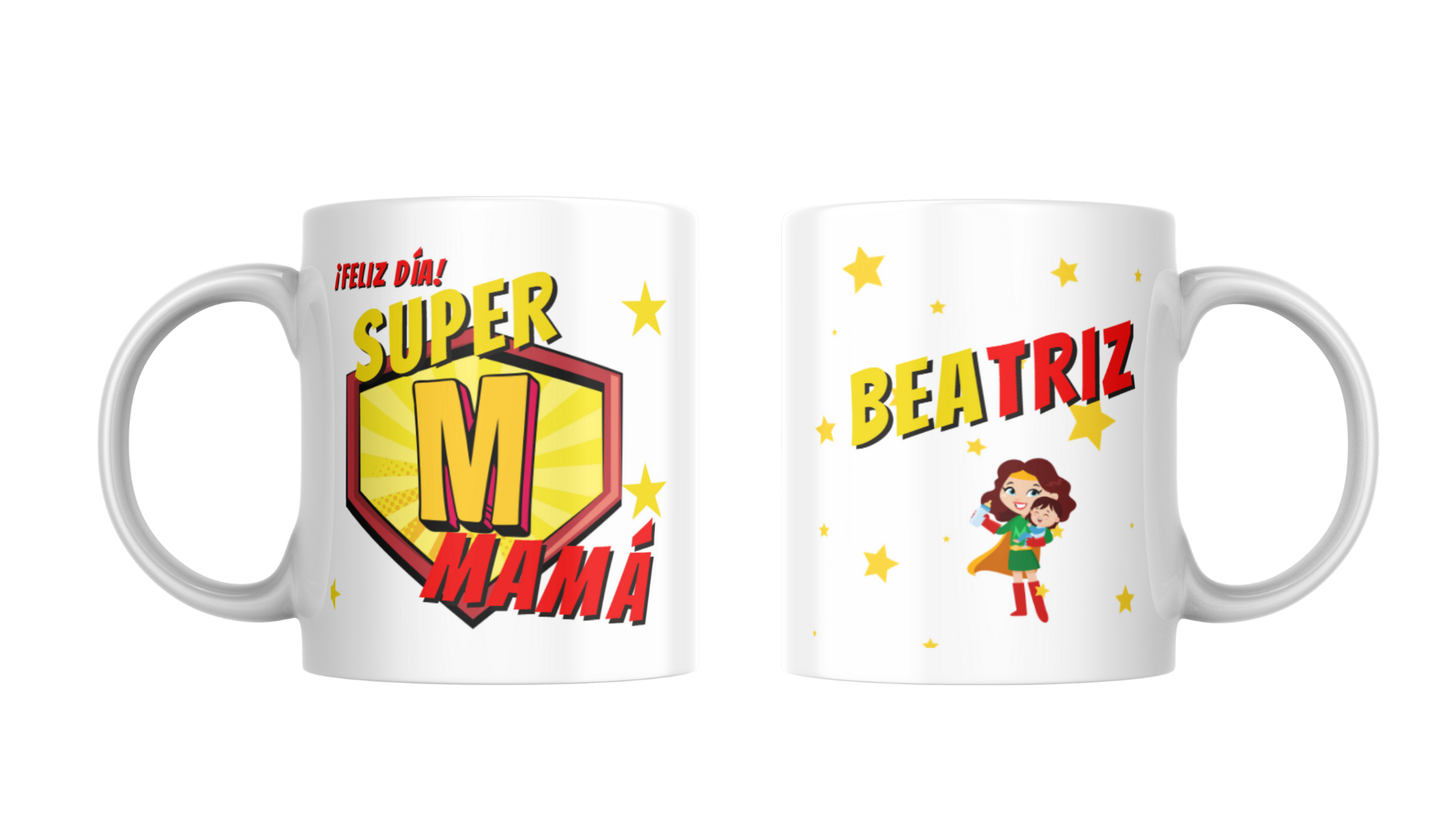 Taza Dia de las Madres - Super Mamá